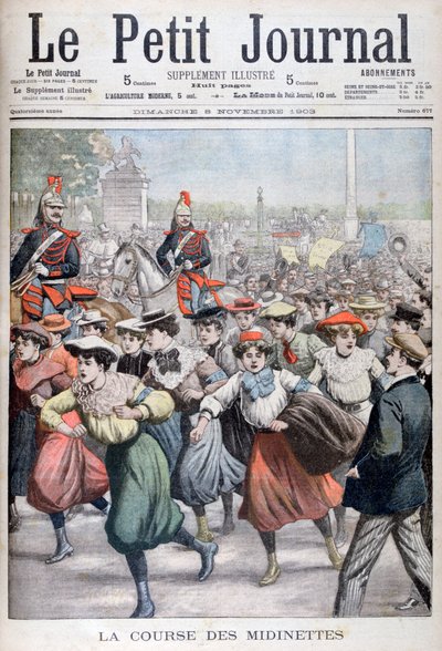 Závod Midinette, 1903 od Unbekannt