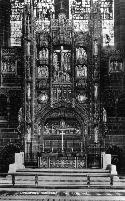 Reredos v Liverpoolské katedrále, 20. století od Unbekannt