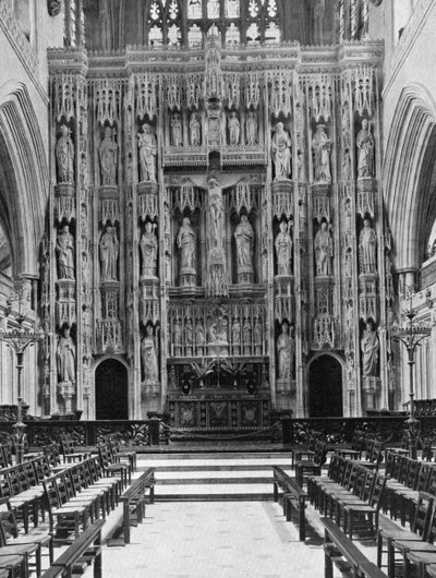 Reredos katedrály Winchester, 1924-1926 od Unbekannt