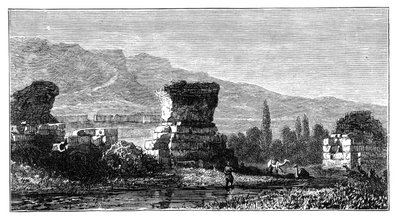 Ruiny Sardis, Lydia, Turecko, c1890 od Unbekannt