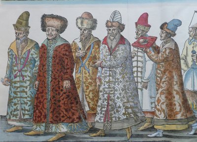 Vládci Moskvy. Velkovévoda Ivan III., Vasilij III. Ivanovič, Ivan IV. Hrozný a jejich Amba od Unbekannt