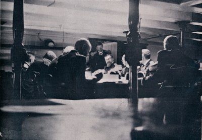 Scéna o vítězství během válečného soudu, 1906 od Unbekannt