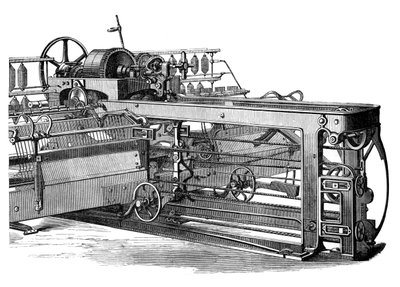 Točící se mula, c1880 od Unbekannt