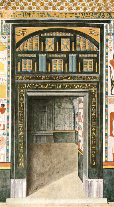 Hrobka Puimre, Théby, Egypt, 1928. od Unbekannt