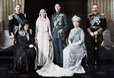 Svatba vévody z Yorku a lady Elizabeth Bowes-Lyonové, 1923. od Unbekannt