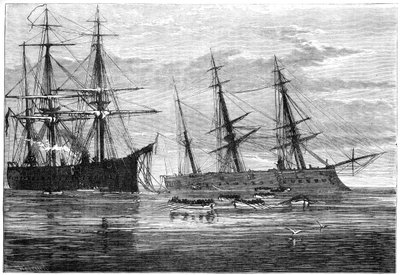 Vrak HMS Vanguard, 19. století od Unbekannt