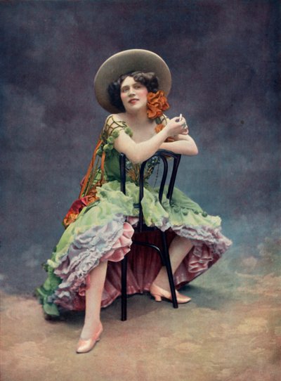Variety divadlo. - Paris Aux Varietes - Otero - slečna Lise Berty, 1904. od Unbekannt