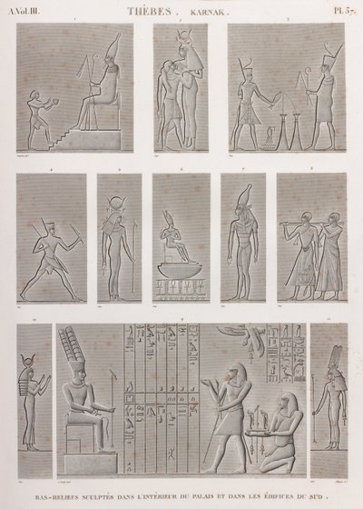 Théby, Karnak od Unbekannt