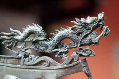 Chrám Thian Hock Keng. Drak. Singapur od Unbekannt