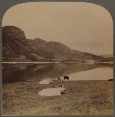 Thirlmere, jezerní nádrž, zásobárna vody Manchester 96 mil vzdálený, Lake District, Eng. od Unbekannt