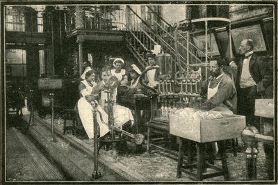 Toto je interiér jedné z carských lihovarů., 1901. od Unbekannt
