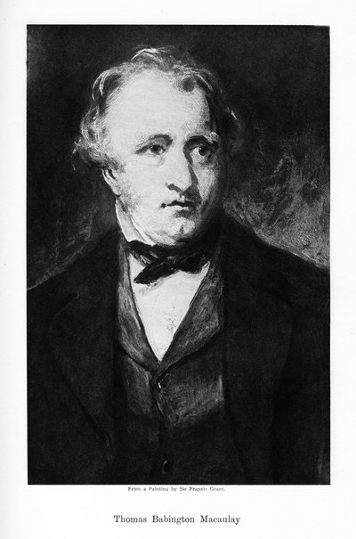 Thomas Babington , britský básník, historik a whigský politik, 19. století od Unbekannt