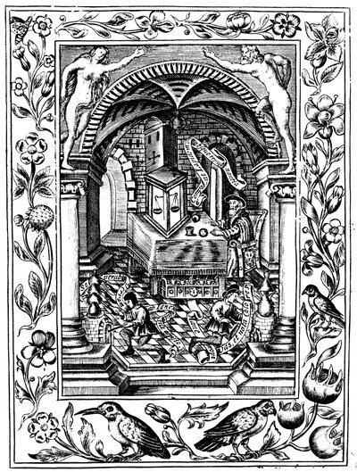Laboratoř Thomas Nortons, c1477 1652 od Unbekannt