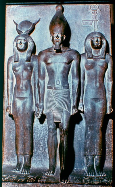 Tři egyptské postavy, Egypt, 2600 před naším letopočtem od Unbekannt