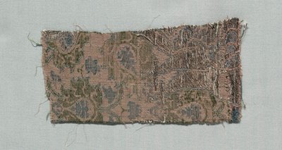 Tři fragmenty italského gotického hedvábí, 1350-1399. od Unbekannt