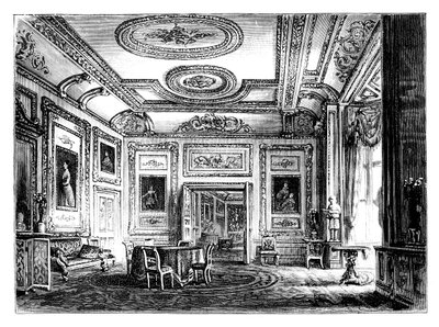 The White Drawing Room, Windsor Castle, c1888 od Unbekannt