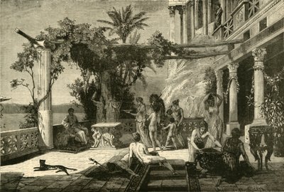 Tiberius na Capri, 1890. od Unbekannt