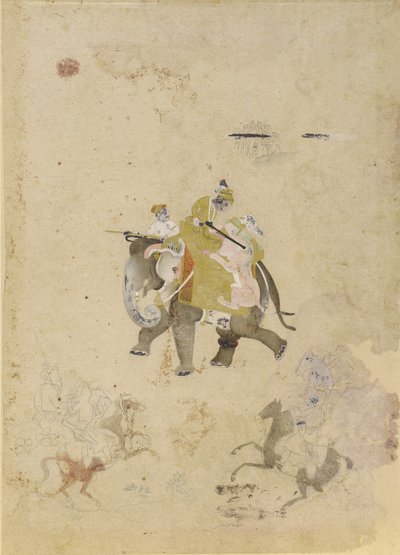 Lov tygrů, 18. století. od Unbekannt