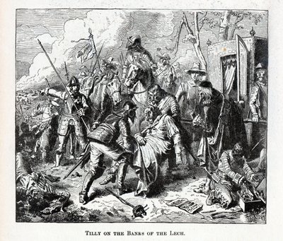 Tilly na břehu Lechu, 1882 od Unbekannt