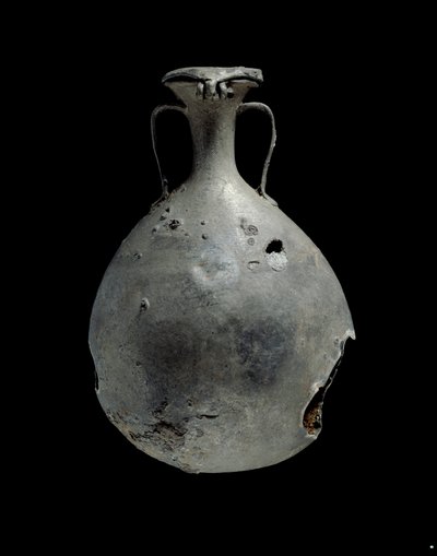 Baňka ze slitiny cínu a olova s víčkem, XVIII. dynastie c1540 př.nl-c1292 př.n.l. od Unbekannt