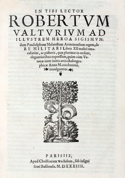 Titulní strana Valturiova 