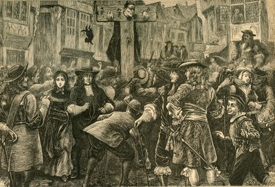Titus Oates v pranýři, 1685, 1897. od Unbekannt