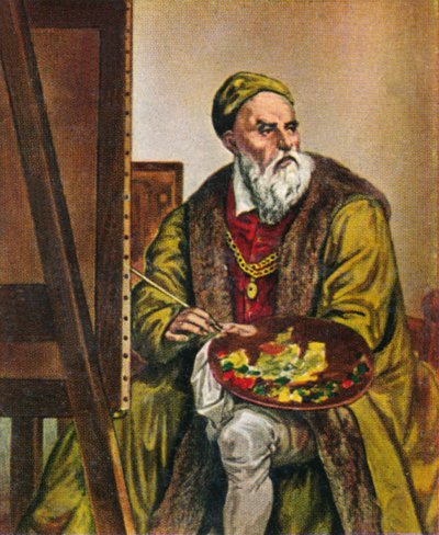 Tizian 147677-1576. - Autoportrét, 1934. od Unbekannt