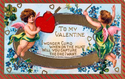 To My Valentine, American Valentine card, c1908 od Unbekannt