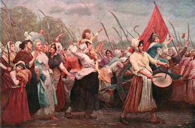 Do Versailles, incident ve francouzské revoluci, c1894, c1902. od Unbekannt