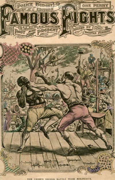 Tom Cribbs druhá bitva s Molineaux, 1811 konec 19. nebo začátek 20. století od Unbekannt
