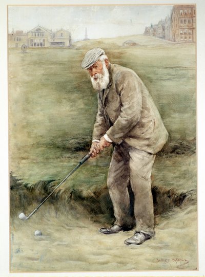 Tom Morris senior, britský golfista, portrét, c1910 od Unbekannt