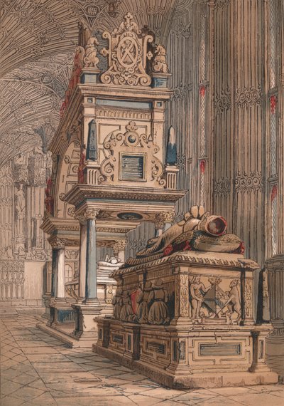 Hrob královny Alžběty, 1845 od Unbekannt