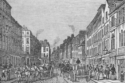 Tooley Street v první polovině devatenáctého století, c1840, 1912 od Unbekannt