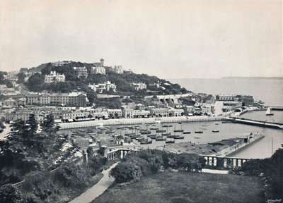 Torquay - Celkový pohled z Waldron Hill, 1895 od Unbekannt