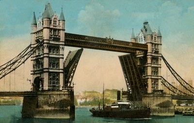 Tower Bridge, Londýn, 1915. od Unbekannt
