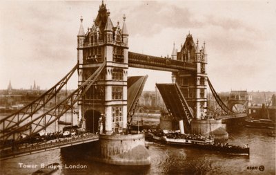 Tower Bridge, Londýn, c1910 od Unbekannt