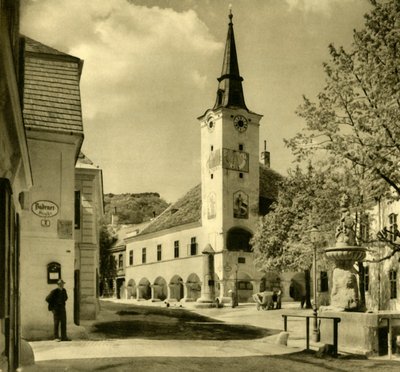 Radnice, Gumpoldskirchen, Mödling, Dolní Rakousko, c1935. od Unbekannt