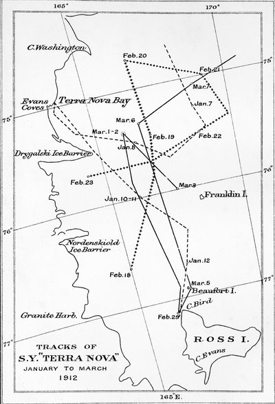 Skladby S.Y. Terra Nova - leden až březen 1912, 1913 od Unbekannt