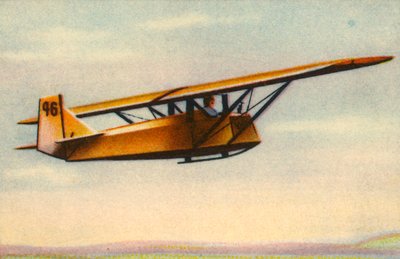 Cvičící pilot provádějící pokročilé plachtařské zkoušky, Německo, 1932. od Unbekannt