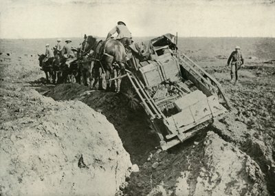 Dopravní potíže na frontě, 1919. od Unbekannt