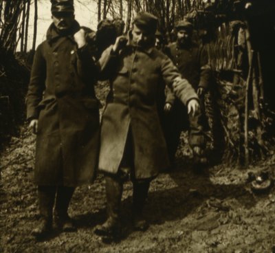 Převoz zraněných, c1914-c1918 od Unbekannt