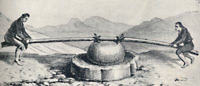 Trapiche nebo mlýn používaný v Lavaderos nebo Gold Washings, c1826, 1911 od Unbekannt