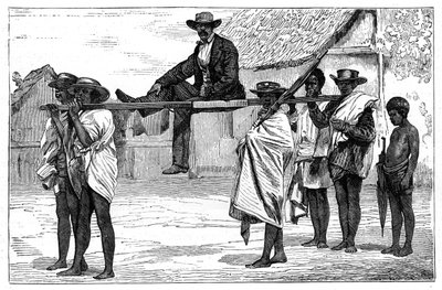 Cestování na Madagaskaru, c1890 od Unbekannt