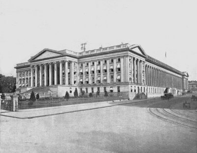 Budova ministerstva financí, Washington DC, USA, c1900. od Unbekannt