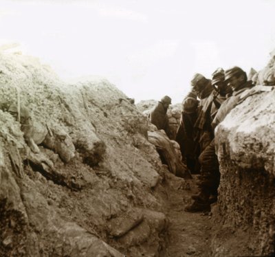 Příkopy, Champagne, severní Francie, c1914-c1918 od Unbekannt