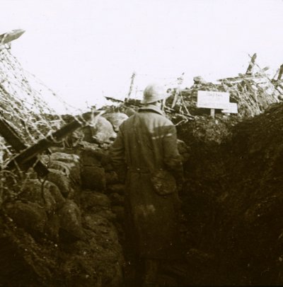 Příkopy, Cornille, Francie, c1914-c1918 od Unbekannt