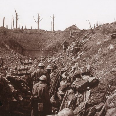 Příkopy, Fort Vaux, severní Francie, c1914-c1918 od Unbekannt