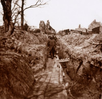 Příkopy, Somme, severní Francie, c1914-c1918 od Unbekannt