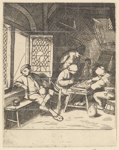Hráči Tric Trac, 1610-85. od Unbekannt