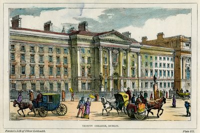 Trinity College, Dublin, Irsko, c1880 od Unbekannt